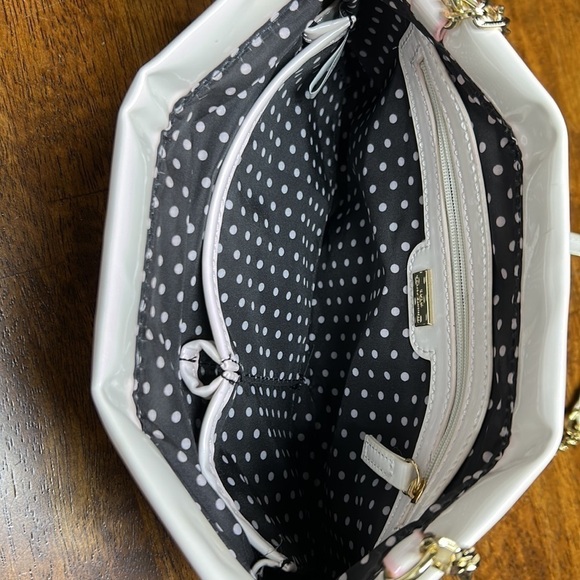 Lulu by Lulu Guinness luxury hand bag gold tone hardware shoulder evening wear - Picture 4 of 13